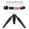 PULUZ Simple Mini ABS Desktop Tripod Mount with 1/4 inch Screw for DSLR & Digital Cameras, Working Height: 9cm(Black)