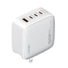 LDNIO Q408 100W GaN USB+3 USB-C / Type-C Interface Charger with 1m 100W USB-C / Type-C to USB-C / Type-C Data Cable, Plug Type:US Plug(White)
