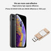 32GB USB 3.0 + 8 Pin + Mirco USB Android iPhone Computer Dual-use Metal Flash Drive (Rose Gold)