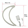 Neon LED Modeling Lamp Decoration Night Light, Style: Warm White Moon