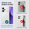For Xiaomi Redmi Note 13 Pro+ 5G NORTHJO Camera LensCD Vein Metal Ring Tempered Glass Film(Silver)