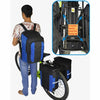 Mountain Bike Bicycle Rear Shelf Bag Camel Bag(Black Red)