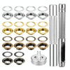 400pcs /Set 5mm Hollow Metal Copper Button Clothing Detachable Jeans Eye Buckles Replacement And Repair Kit