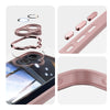 For Samsung Galaxy A06 4G 360 Holder MagSafe Acrylic Hybrid TPU Phone Case(Pink)
