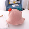 Baby Love-heart Knitted Hat Children Wild Knitted Fisherman Hat, Size: L(Skin Powder)