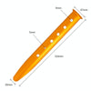 Outdoor Camping Tent Aluminum Alloy Tubular Ground Nails(Gold)