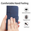 For Samsung Galaxy A36 5G Stitching Calf Texture Buckle Leather Phone Case(Blue)
