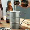 304 Stainless Steel Outdoor Picnic Camping Water Cup, Spec: Retro