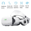 VR SHINECON G02EF+S9 Bluetooth Handle Mobile Phone 3D Virtual Reality VR Game Helmet Glasses With Headset