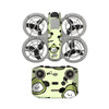 For DJI Neo Drone Body Remote Control Protective Sticker(Green Puppy)