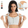 Super Supportive Sport Bra Front Zipper Tights Crop Top Yoga Vest, Size: XXXL(Brick Red)