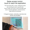HK8Pro 1.36 inch AMOLED Screen Leather Strap Smart Watch, Support NFC Function / Blood Oxygen Monitoring(Silver)