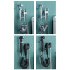 Toilet Mate Booster Flusher Toilet Cleaning Shower Set, Specification: Black Copper Model