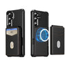 For Samsung Galaxy S23 FE 5G 2-in-1 Magnetic Wallet MagSafe Leather Back Phone Case(Black)