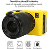 For Sony ILCE-7CM2 / A7C II / A7CR Litchi Texture Soft Silicone Protective Case(Yellow)