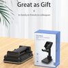 T6 2 in 1 Portable Folding Stand Wireless Charging, Style:Single Charge(Black)