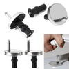 1 Pair 3903 Zinc Alloy Toilet Seat Hinge Installation Nut Quick Release Installation Screw(Toilet Cover Accessories)