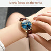OLEVS 6896 Women Multifunctional Luminous Waterproof Quartz Watch(Blue)