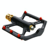 1 Pair B251C Road Bike Carbon Fiber + Titanium Axle Pedals (Black)