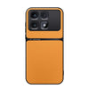 For Redmi K70 Ultra Litchi Leather Magnetic Full Coverage Shockproof Phone Case(Yellow)