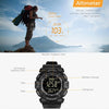 SPV706 Smart Fishing Mountaineering Waterproof Multifunctional Outdoor Sports Watch (Black)