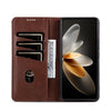 For Xiaomi Redmi K70/K70 Pro AZNS Magnetic Calf Texture Flip Leather Phone Case(Dark Brown)