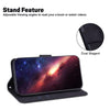 For Realme 13+ Global Geometric Embossed Leather Phone Case(Black)