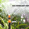 Gardening Adjustable Equipment Micro-Spray Drip Irrigation Atomizing Sprinkler Automatic Watering Device, Size:21cm(Orange)