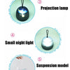 Starlight USB Fantasy Atmosphere Projection Lamp LED Rotating Night Light(White)