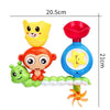 Monkey Shaped Waterwheel Baby Water Toys(ZR9275092)