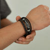 OPK PH1589 Stainless Steel Vintage Multi-Layer Braided Leather Bracelet