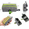 Dog Poop Bag Holder Dispenser, Oxford Cloth, Grey-Green