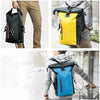 25L Waterproof Backpack Waterproof Bucket Bag With Reflective Strip(Blue)