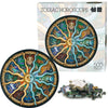 Round Adult Plane Puzzle Jigsaw Toy 500 Pieces, Diameter: 48CM(Zodiac)