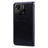 For Xiaomi Redmi 10A 4G Oil Wax Texture Leather Phone Case(Black)