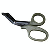 B-011 Outdoor Portable First Aid Canvas Elbow Scissors with Fine Teeth(Mud)