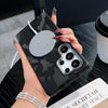 For Samsung Galaxy S23 Ultra 5G Camouflage Leather Metal Frame MagSafe PC Phone Case(Titanium Grey)