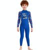 DIVE & SAIL Children Sun Protection Long Sleeve Quick Dry Diving Suit, Size: XXL(Blue)