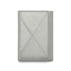 For IPhone 16 / 15 / 14 / 13 Series MagSafe Wallet Three-Fold Card Holder With Stand(Silver)