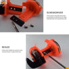 1 Pair Children Roller Skates Accessories Adjustable Three-color Luminous Wheel(Black)