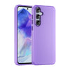 For Samsung Galaxy A55 5G Frosted Translucent TPU Hybrid PC Full Coverage Phone Case(Dark Purple)