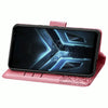For Asus ROG Phone 3 ZS661KS Butterfly Love Flower Embossed Horizontal Flip Leather Case with Bracket / Card Slot / Wallet / Lanyard(Pink)