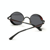 Retro Carved Round Sunglasses