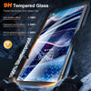 For Samsung Galaxy S24 Ultra 5G Dust-Free Easy Install Privacy Tempered Glass Film(Black Side)
