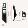 For BMW F10 / F18 5 Series 7pcs Car Inside Doors Handle Pull Trim Cover, Right Driving, 51417225874(Beige White)