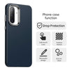 For Samsung Galaxy A36 5G Carbon Fiber Series IMD Phone Case(Blue)