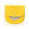 Portable Large Capacity PU Sanitary Napkin Pad Storage Bag(White+Skin)