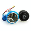 Car 10A 12V European Standard Cigarette Lighter Full Assembly with Light (Blue)
