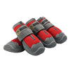 Red Breathable Dog Shoes, Size 8 (7.5cm), 4 Pack