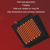 USB Electric Heating Outdoor Windproof And Warm Knitted Hat, Size: 24x24cm(Red)
